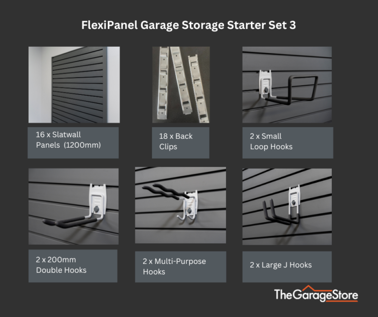 FlexiPanel Garage Storage Starter Kit 3