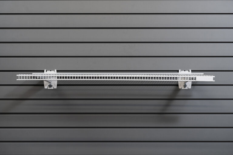 36x12 inch slatwall bracket shelf