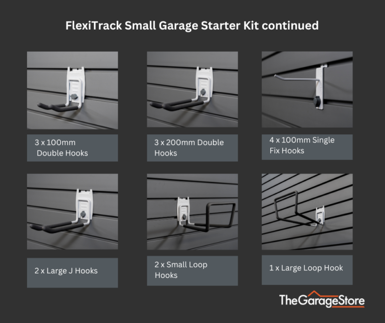 FlexiTrack Small Garage Organiser Set