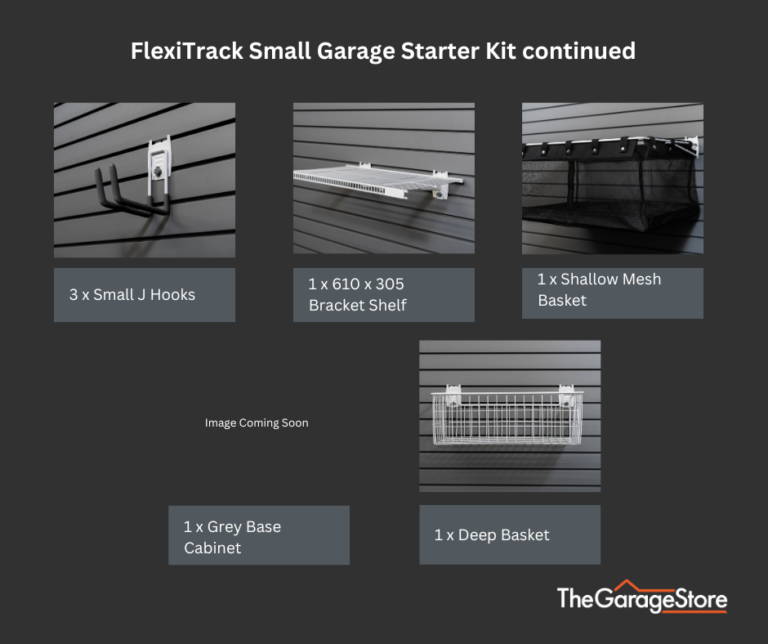 FlexiTrack Small Garage Organiser Set